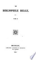 “Le” Bibliophile belge