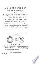 “Le” contrat signé d'avance ou La quelle est ma femme?