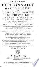 “Le” Grand Dictionnaire Historique