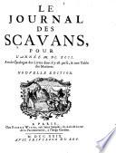 “Le” Journal des scavans ... [Annee 1665-1732]