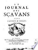 “Le” Journal des scavans ... [Annee 1665-1732]