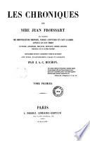 “Les” chroniques de sire Jean Froissart