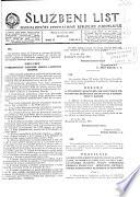 Službeni list Socijalističke Federativne Republike Jugoslavije