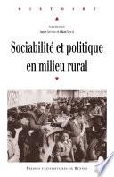 Sociabilité et politique en milieu rural