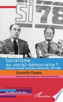 Socialisme ou social-démocratie?