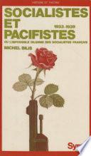 Socialistes et pacifistes