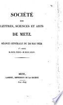 Société des lettres, sciences et arts de Metz