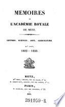 Societe des lettres, sciences et arts de Metz