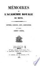 Societe des lettres, sciences et arts de Metz