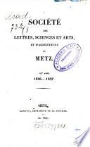Société des Lettres, Sciences et Arts, et d'Agriculture de Metz