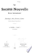 Société nouvelle