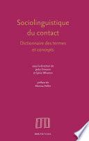 Sociolinguistique du contact