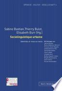 Sociolinguistique urbaine
