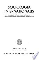 Sociologia internationalis