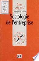 Sociologie de l'entreprise