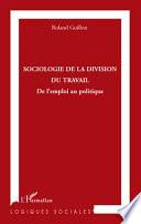 Sociologie de la division du travail