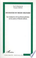 Sociologie du milieu militaire