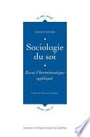 Sociologie du soi