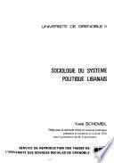 Sociologie du système politique libanais