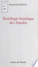 Sociologie historique des Annales