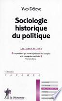 Sociologie historique du politique