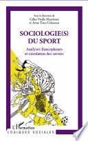 Sociologie(s) du sport