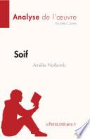 Soif d'Amélie Nothomb (Analyse de l'œuvre)
