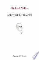 Solitude du témoin