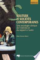 Solitude et sociétés contemporaines