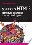 Solutions HTML5