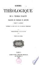 Somme Théologique de S.---