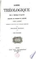 Somme Théologique de S.---