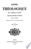 Somme théologique de S. Thomas D'Aquin