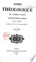 Somme théologique de S. Thomasd'Aquin