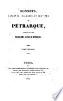 Sonnets, canzones, ballades et sextines de Pétrarque