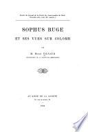 Sophus Ruge et ses vues sur Colomb