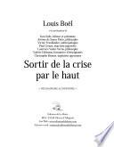 Sortir de la Crise par le haut