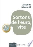Sortons de l'euro