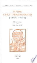 Sotise a huit personnaiges [Le Nouveau Monde]