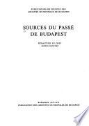 Sources du passé de Budapest