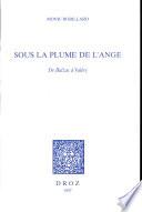 Sous la plume de l'ange