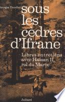 Sous les cèdres d'Ifrane