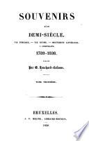 Souvenirs d'un demi-siècle