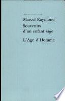 Souvenirs d'un enfant sage