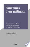 Souvenirs d'un militant