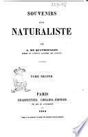 Souvenirs d'un naturaliste par A. de Quatrefages