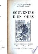 Souvenirs d'un ours