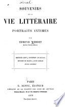 Souvenirs de la vie littéraire