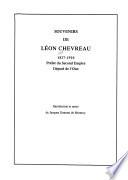 Souvenirs de Léon Chevreau (1827-1910)