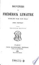 Souvenirs dei Frederick Lemaitre